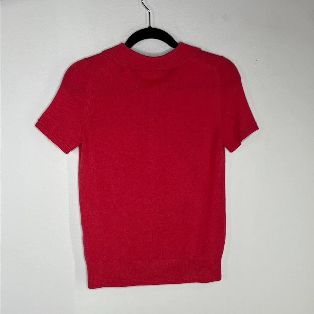 Banana Republic Filpucci Italian Yarn Wool Blend  Polo Style Sweater Top size XS - Picture 9 of 10